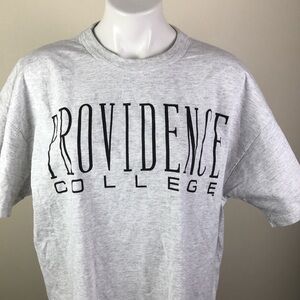 Vintage Providence College T-Shirt Russell Athletic Gray